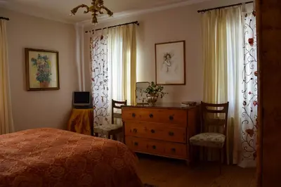 Letto o letti in una camera di Casa nel cuore del prosecco