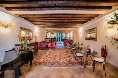 Area soggiorno di Hotel Nani Mocenigo Palace