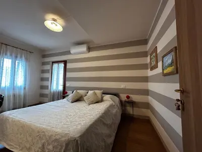 Letto o letti in una camera di B&B Casa del Conte