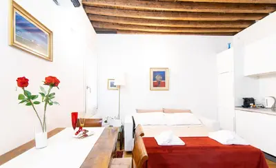 Letto o letti in una camera di Romantic House Venice