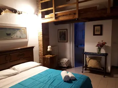 Letto o letti in una camera di Biogarden