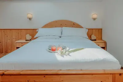 Letto o letti in una camera di Garden Relais