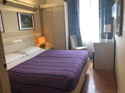 Letto o letti in una camera di Hotel Lugano Torretta