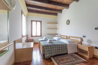 Letto o letti in una camera di Alla Barchessa di Villa Querini