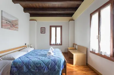 Letto o letti in una camera di Alla Barchessa di Villa Querini