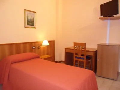 Letto o letti in una camera di Hotel Ristorante Al Bassanello