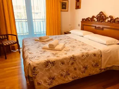 Letto o letti in una camera di App4rent Ca' Silis Apartment 3 camere, 2 bagni, Wi-Fi, animali ammessi