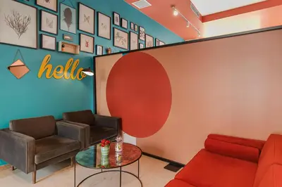 Area soggiorno di B&B Hotel Treviso