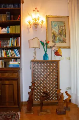 Biblioteca nel bed & breakfast