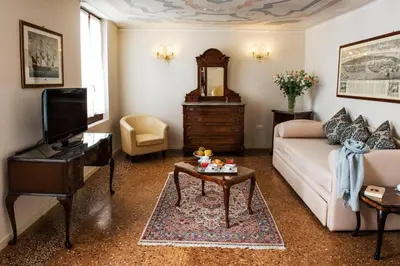 Letto o letti in una camera di Hotel Agli Alboretti