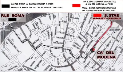 Planimetria di Cà Del Modena Room only