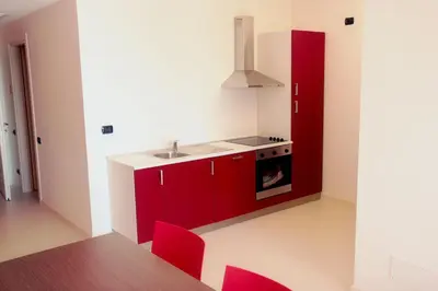 Cucina o angolo cottura di UNA Hotels Le Terrazze Treviso Hotel & Residence