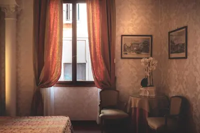 Letto o letti in una camera di Hotel Kette