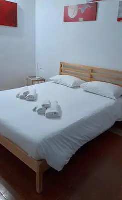 Letto o letti in una camera di Ca Paola Lido di Venezia