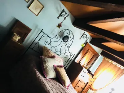 Letto o letti in una camera di Suite Attico con Altana