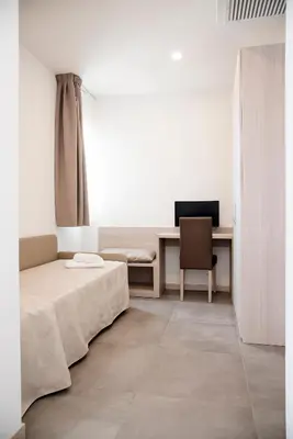 Letto o letti in una camera di Hotel Solemare - Frontemare - 3 Stelle Superior