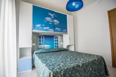 Letto o letti in una camera di Hotel Solemare - Frontemare - 3 Stelle Superior