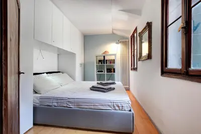 Letto o letti in una camera di Bragora Smoochy Attic In Venice