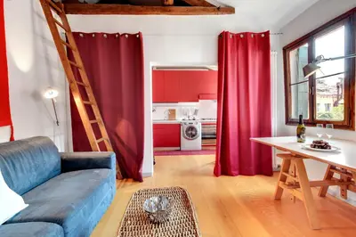 Cucina o angolo cottura di Bragora Smoochy Attic In Venice