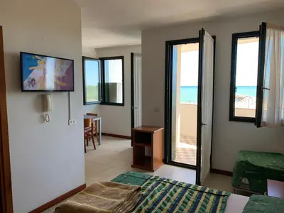 TV o dispositivi per l'intrattenimento presso Eurobeach Residence