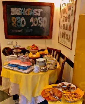 Cibo presso il bed & breakfast o nelle vicinanze