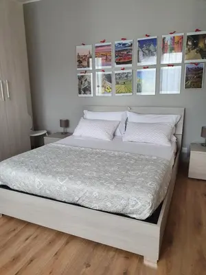 Letto o letti in una camera di Casa Gina & Jeto