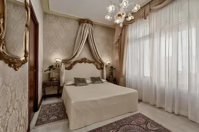 Letto o letti in una camera di B&B Ca' Bonvicini