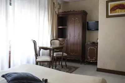 Letto o letti in una camera di B&B Ca' Bonvicini