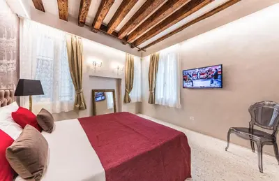 TV o dispositivi per l'intrattenimento presso Rialto Luxury Flat