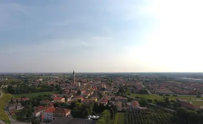 Vista aerea di Albergo Italia