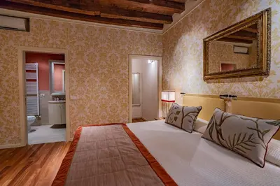 Letto o letti in una camera di Ca' Belle Arti in Dorsoduro