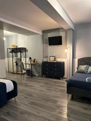 Letto o letti in una camera di Dimora Fattorini