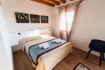 Letto o letti in una camera di Terre Boscaratto