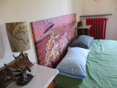 Letto o letti in una camera di Villa Elisabetta