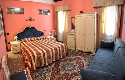 Letto o letti in una camera di Alloggi Serena