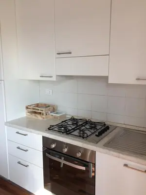 Cucina o angolo cottura di Mansarda Santa Giustina