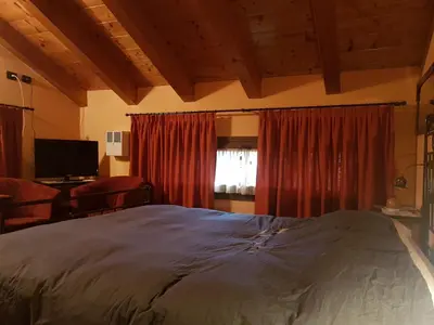Letto o letti in una camera di Agriturismo I Marzemini