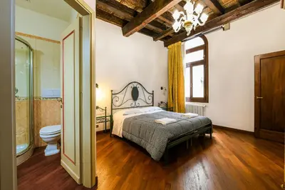 Letto o letti in una camera di Casetta Rossa