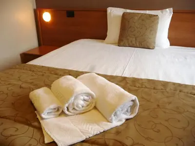 Letto o letti in una camera di Locanda Ai Archi Di Andreola Monica