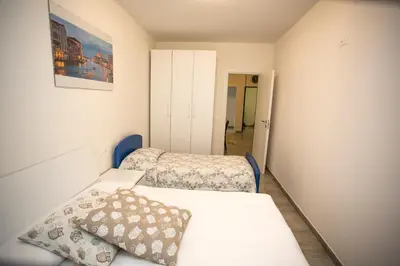 Letto o letti in una camera di Casa di Joy