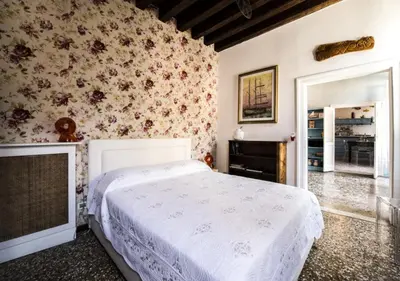Letto o letti in una camera di Venice Giardini Biennale Apartment