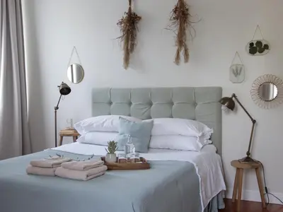 Letto o letti in una camera di Strategico per Venezia - Piscina e Aria Condizionata - Villa Gina