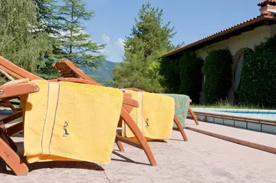 Paesaggio naturale nelle vicinanze della villa
