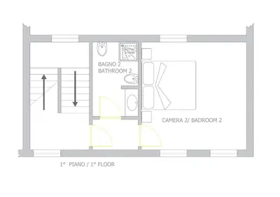 Planimetria di Ve-nice Suite Casa Teresa C881