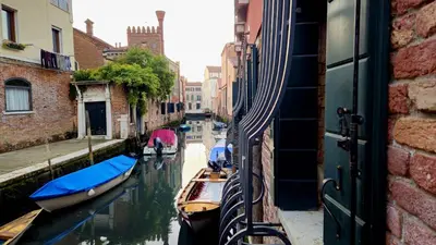 Vista sul fiume nelle vicinanze dell'appartamento