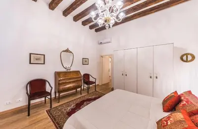 Letto o letti in una camera di CASA DEGLI ANGELI, free wi-fi near San Marco