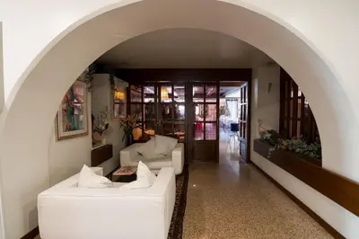 Area soggiorno di Hotel Posta 77