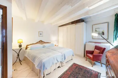 Letto o letti in una camera di Ca' Laguna, stunning views on Bacino di San Marco.