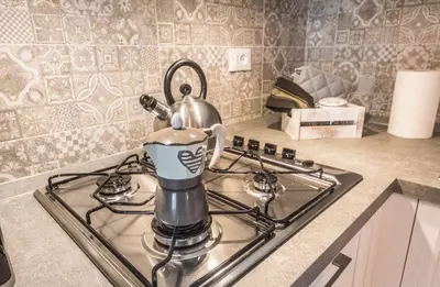 Cucina o angolo cottura di Tigli Suite