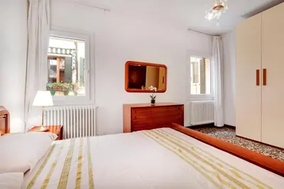 Letto o letti in una camera di Ca'Biennale 2